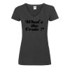 Women's valueweight v-neck T Thumbnail